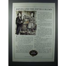 1979 Croft Original Sherry Ad - Jeeves Fifth Column