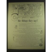 1958 ICI Imperial Chemical Industries Advertisement - the things they say