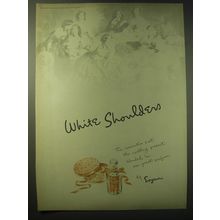 1948 Evyan White Shoulders Perfume Ad - The romantic past the exciting present