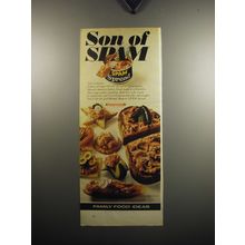 1973 Hormel Spam Spread Ad - Son of Spam