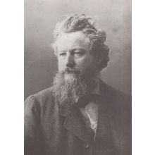 William Morris Poet National Portrait Gallery Award Photo Postcard