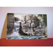 HIGH FORCE, MIDDLETON-IN-TEESDALE, Co. DURHAM used antique postcard 1907 pm=