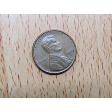 1969s USA 1 Cent Lincoln Memorial Coin