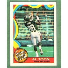 Al Toon #18 1989 Topps 1000 Yard Club