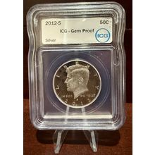 2012-S Silver Kennedy Half Dollar ICG Gem Proof US Coin