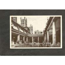 Postcard Somerset Bath Roman Baths 1954