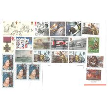 22 Assorted GB Stamps on Paper