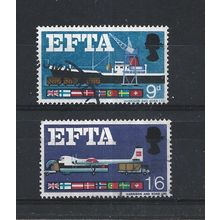 GB.European Free Trade Association set of 2.Fine Used.Jul25