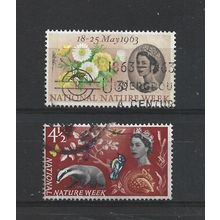 GB.National Nature Week set of 2.Phosphor Issue.Fine Used.Jul25