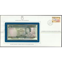 1977 Solomon Islands Banknote 2 Dollars FDC