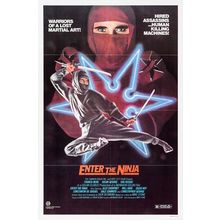 Enter the Ninja (1981)_2 Movie Film Poster Canvas iconic design