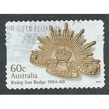 AUS 2012 60c (S/A) 'RISING SUN BADGE 1954- 69' FINE USED (EBID36-464)