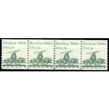 1898 3c Handcar Fine MNH Dry Gum PNC 1/4 G0011