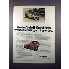 1971 Audi Car Ad - Win 18 Grand Prixs!
