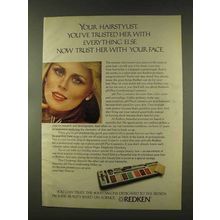 1977 Redken pH Plus Conditioning Cosmetics Ad - Trusted