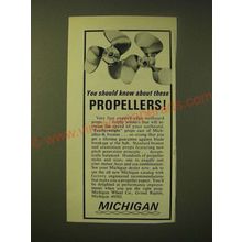1966 Michigan Wheel Co. Propellers Ad - You should know about these propellers