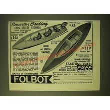 1966 Folbot Boats Ad - Smarter Boating tops safety records