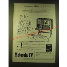 1951 Motorola TV Ad - Conversation piece