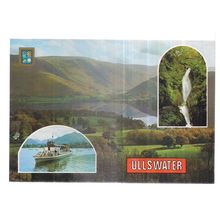 multiview, ULLSWATER, CUMBRIA unused postcard.by Sanderson & Dixon vgc =