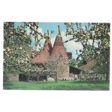 KENT IN SPRINGTIME used vintage postcard 1970 postmark =
