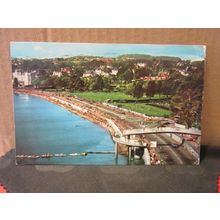 THE PROMENADE, TORQUAY, DEVON used postcard Colourmaster 1977 postmark #