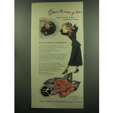 1949 FTD Florists' Telegraph Delivery Association Ad - the woman you love