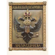 Thurn Und Taxis 1770 German Post Office Sign Postcard
