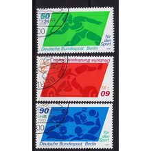 GERMANY BERLIN [1980] MiNr 0621-23 ( O/used ) [01] Sport Ersttag