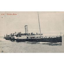 SS Walton Belle Ship Antique 1905 Postcard