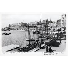Old Ramsgate Harbour C1515 Boats Ship Photo Postcard
