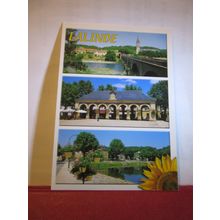 multiview, LALINDE, DORDOGNE, FRANCE used postcard 2014 pm =