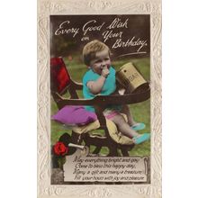 Giant Antique Sugar Tin Childrens Real Photo Rare Greetings Postcard
