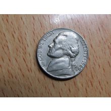 1969d USA 5 Cents Jefferson Nickel Coin