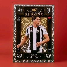 Dusan Vlahovic 261 - Kings Of Europe Topps Match Attax Extra 2024/25 Juventus