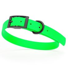 Dog Pet Waterproof Collar - W3/4" x L15"-18" - Tropical Green