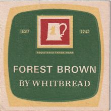 BEER MAT - WHITBREAD BREWERY - FOR CHOICE/FOREST BROWN - (Cat 144) - (1968)