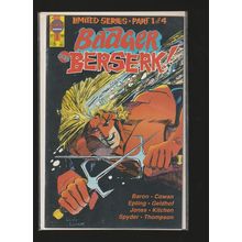 Badger Goes Berserk!, #1, 1989, First Comics Comic Book, Mid Grade