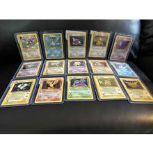 Pokémon Fossil Unlimited Complete Holo Rare Full Trading Card Set 1-15 Trading C