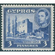 Cyprus 1942 3pi ultramarine SG156a unused