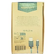 Amazon Basics USB 2.0 A Male to Micro B Charge Cable 6ft /1.8m Quick delivery OB