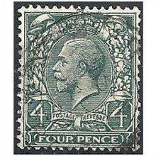 1924 SG424 4d Grey-Green Wmk Block Cypher Fine Used . ..