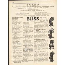 e w bliss company 1931 power press sheet metal working vintage catalog