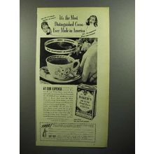 1946 Baker's De Luxe Cocoa Ad - Most Distinguished