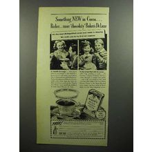 1946 Baker's De Luxe Cocoa Ad - Something New