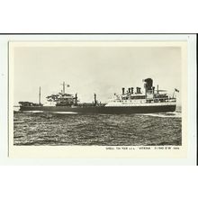 Shell Tankers SS VITRINA Postcard (Company card)