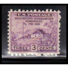 752 3c Washington's Hdqs Fine MNH O4752
