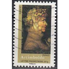 France 2008 Michel 4362 O Cote (2008) 1.10 € Guiseppe Arcimboldo l'été