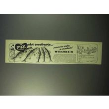 1951 Wisconsin Tourism Ad - Pike What Sweethearts