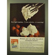 1964 Carnation Instant Nonfat Dry Milk Ad - Topping