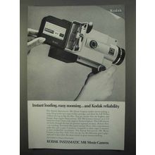 1966 Kodak Instamatic M6 Movie Camera Ad - Reliability